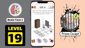 Brain Test 2 Prison Escape Level 19 Walkthrough