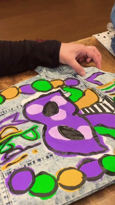 mardi gras blue jeans