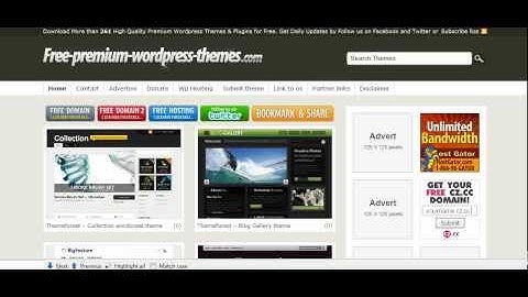 Free Premium Wordpress Themes
