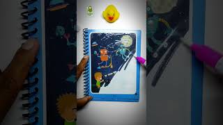 Water magic book, Outer Space Part 3 #short