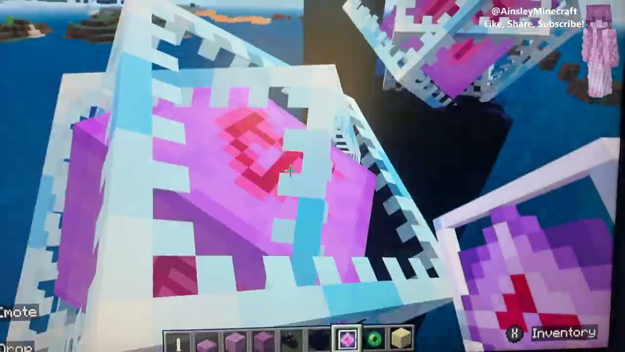 🎮 Ainsley Minecraft Parkour Episode 4 – Adding an End Course to the Parkour