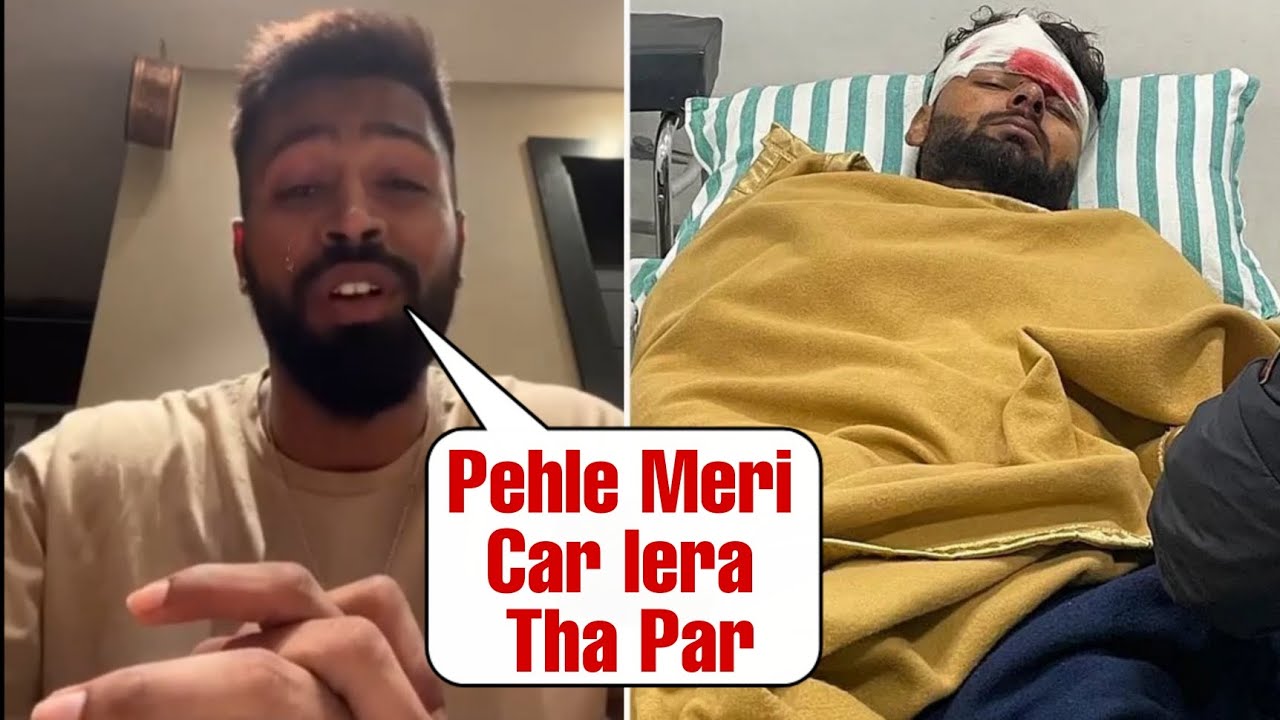 Hardik pandya very emotional after rishabh pant car accident
