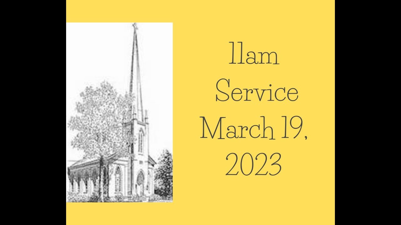 St. Paul's Lutheran Church, Wilmington, N.C., 11am service, March 19, 2023. YouTube