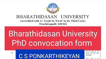 PhD convocation form #bdu #howtoapplybduPhDform #bdupdatenews #bdupdate #phd #convocationform #bdu