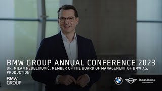 BMW Group Annual Conference 2023 - Our Future of Production