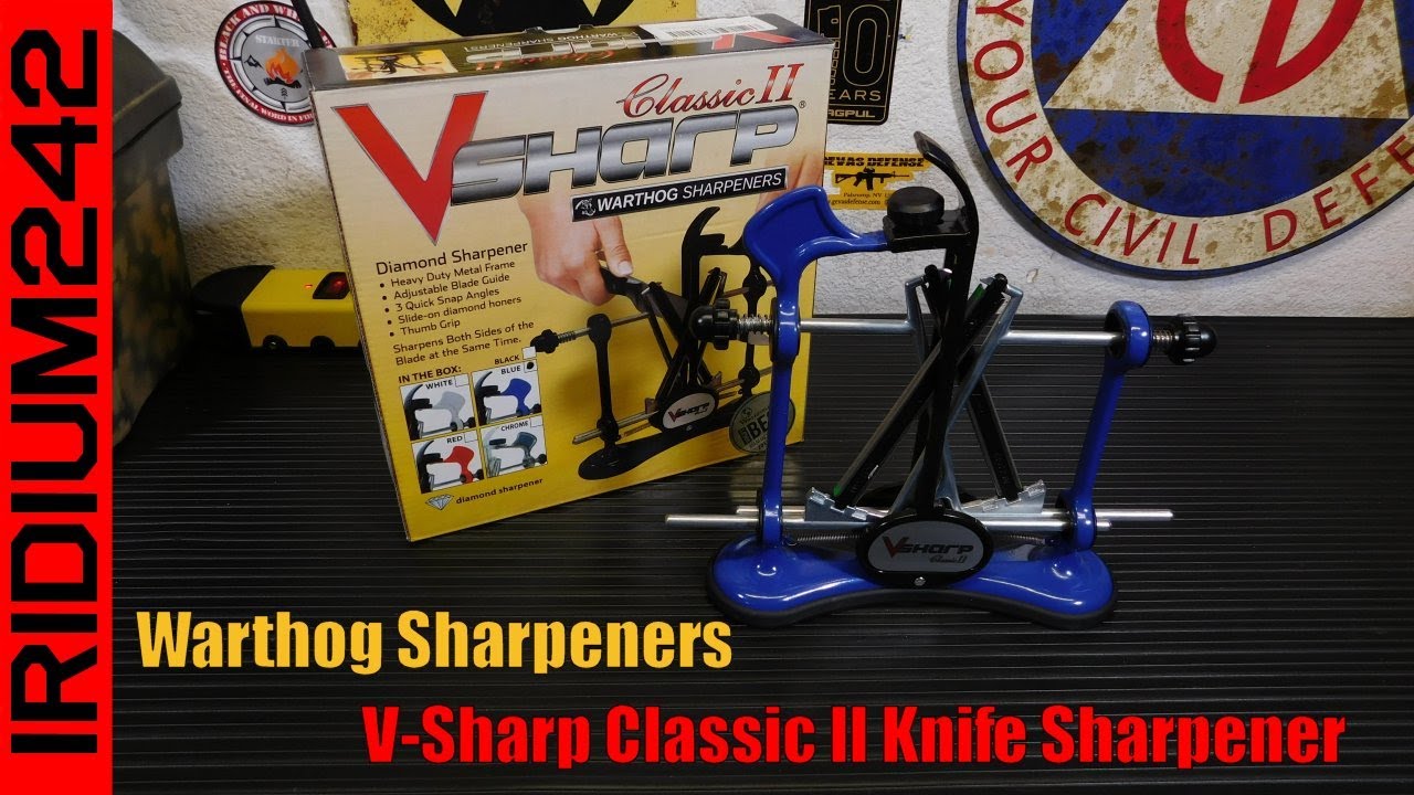 Warthog Sharpeners V Sharp Classic II Knife Sharpener YouTube