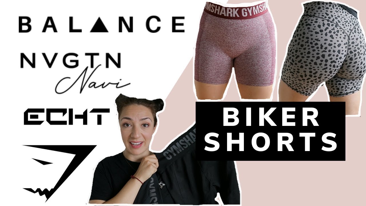 BEST BIKER SHORTS, Gymshark, Balance Athletica, NVGTN, ECHT, Honest  review and try-on