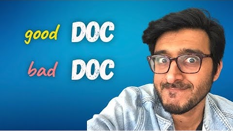 Identify good software documentation from bad ones