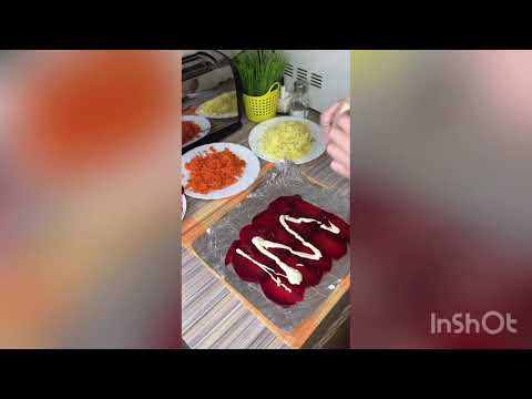 Ролл селедка под шубой