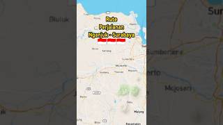 Animasi Perjalanan  Nganjuk  Surabaya Rute Perjalanan  shorts nganjuk surabaya