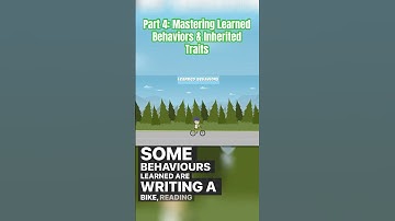 Part 4: Nature or Nurture? Mastering Learned Behaviors and Inherited Traits -#behaviortraits
