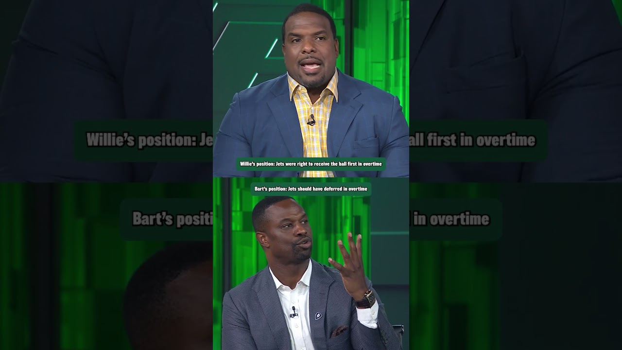 Bart and Willie debate Jets' decision to take the ball first in OT