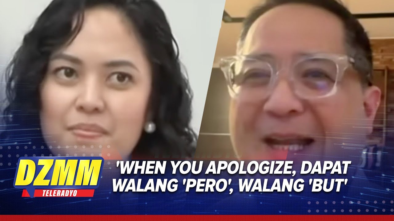 Suntay's sorry a non-apology, says Zamora says, but nixes ethics complaint  | DZMM Teleradyo
