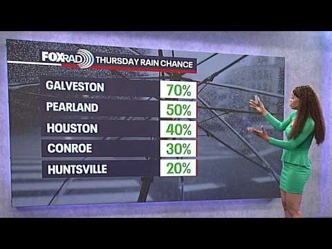 Houston weather: Thursday rain more likely than Wednesday