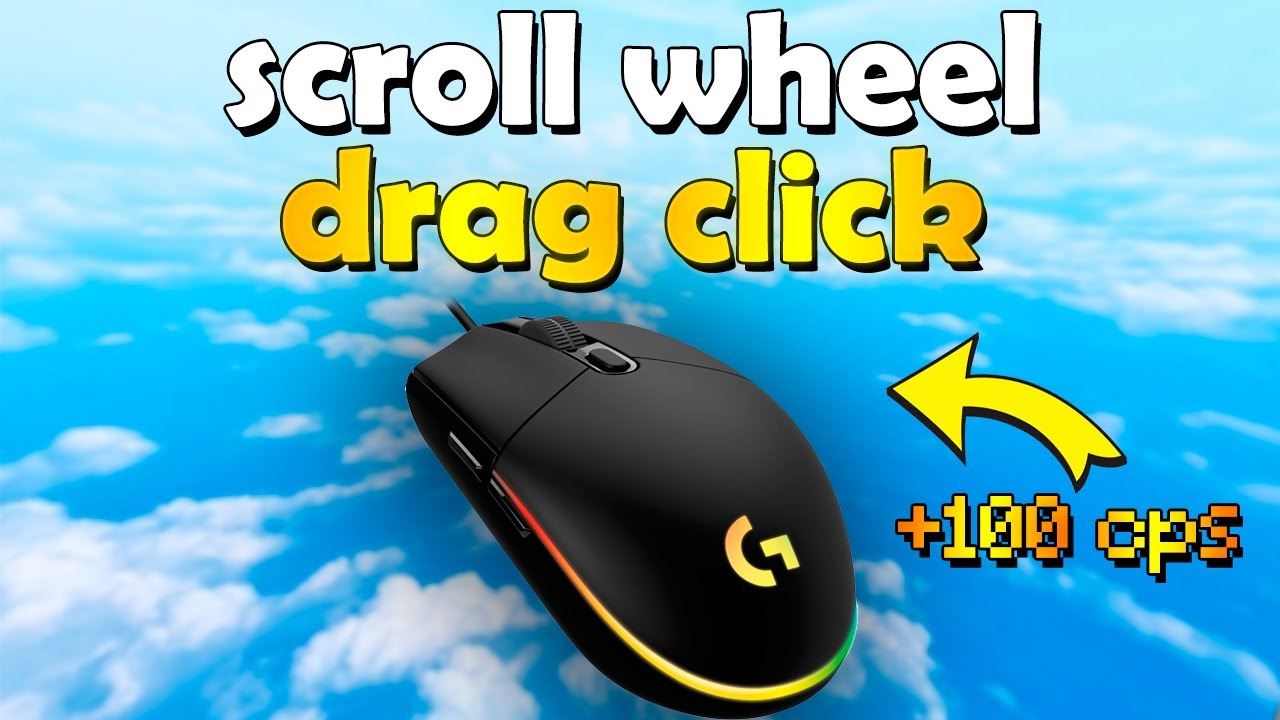 Drag click with your Scroll wheel *works on any mouse* - YouTube