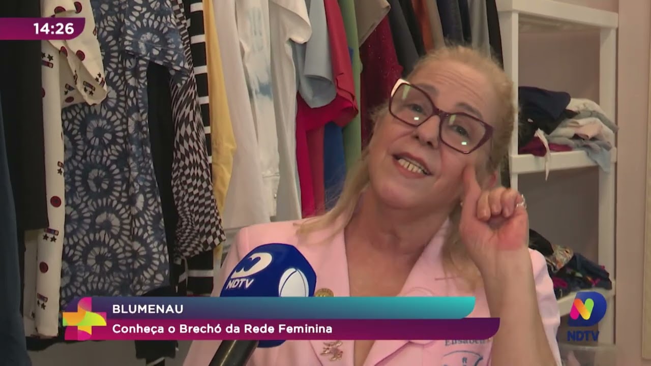 Blumenau: Conheça o Brechó da Rede Feminina - QTU Questões do Universo