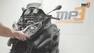 Piaggio MP3 ABS nieuw model koplamp vervangen