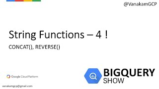 Celebrity BigQuery SQL: Mastering CONCAT() and REVERSE() with Real-Time Examples Net Worth