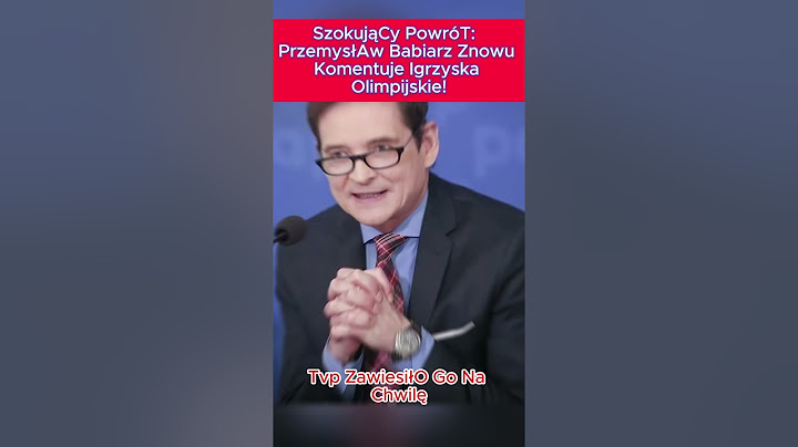 Szokujący Powrót:  Przemysław Babiarz Znowu Komentuje Igrzyska Olimpijskie!