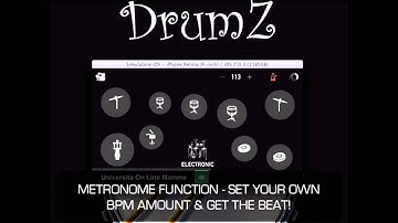 How to make a portable drums app iOS7 XCode 5