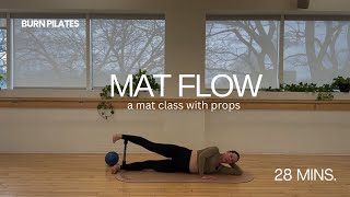 28 MIN STANDING & MAT PILATES | With a Fitness Circle + Pilates ball | Home Pilates Class