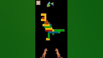 🙋 Make Dinosaur By 3D Lego bricks #minecraft #buildingblocks #lego #3d #legobricks #3dlegibrick