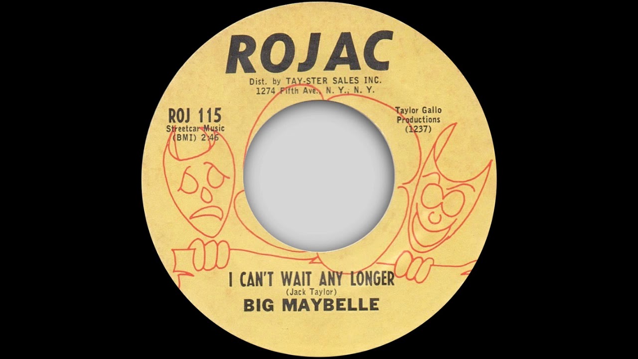 Tonton Big Maybelle - I Cant Wait Any Longer - Rojac (NORTHERN SOUL) di YouTube