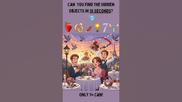 Can You Find The Hidden Objects in This Picture? 🔍 Only 1% Can! #hiddenpuzzle #hiddenobjectgame