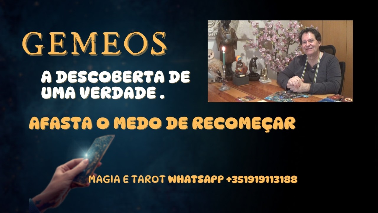 GEMEOS ♊A DESCOBERTA DA VERDADE TIRA O MEDO DE RECOMEÇAR