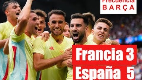España 5 Francia 3 - Medalla de oro!!  y noticias