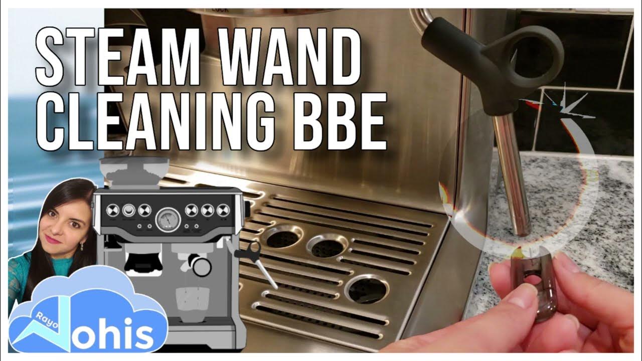 Steam wand cleaning Breville Barista Express YouTube