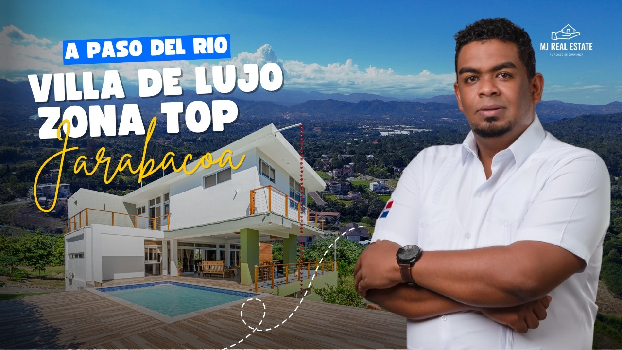 VILLA DE LUJO EN ZONA TOP DE JARABACOA A PASO DEL RIO | PROPIEDAD EN JARABACOA | CASA DE CAMPO |