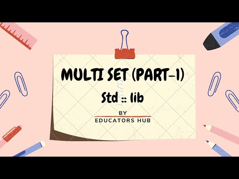 Multiset Introduction (Part - 1)
