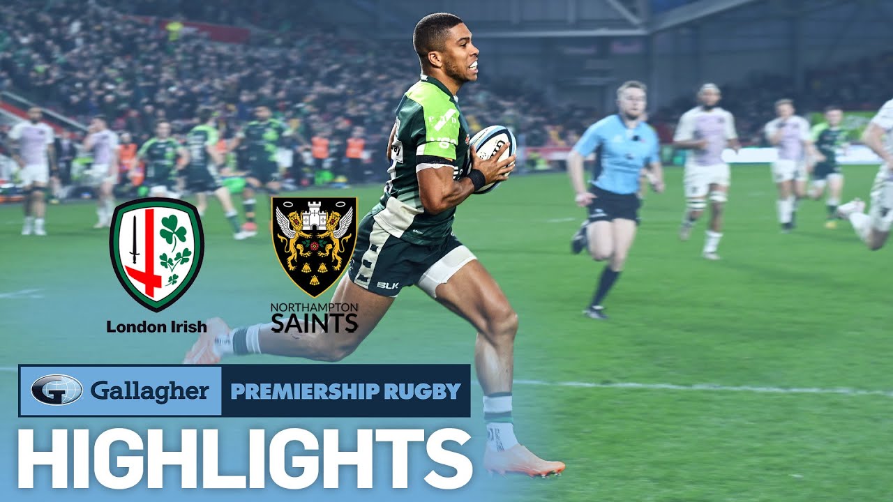 London Irish v Northampton Saints, Premiership Rugby 2022/23 Ultimate Rugby Players, News, Fixtures and Live Results