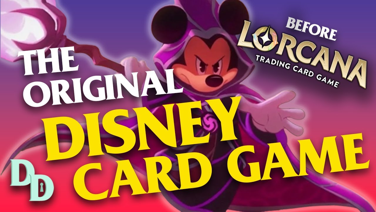 The ORIGINAL Disney Trading Card Game YouTube
