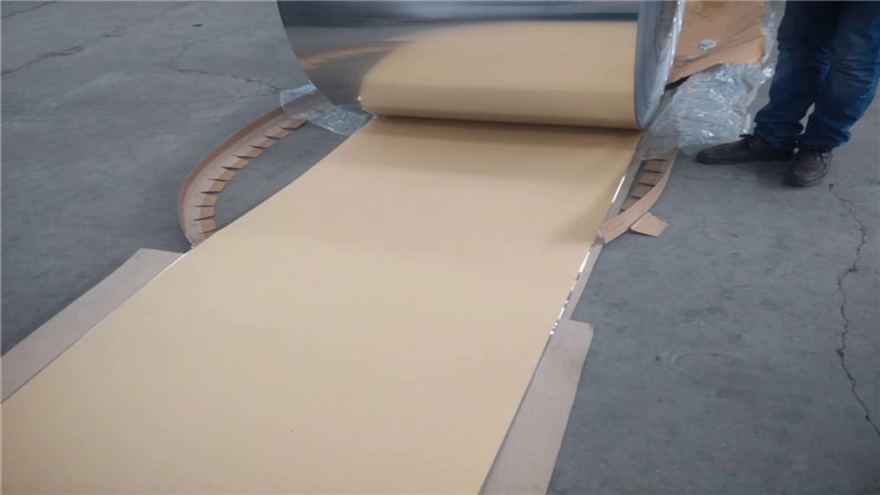 Stucco Embossed Aluminum Coil Sheet kraft paper jacketing for pipe insulation