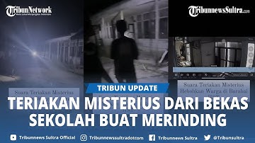 Viral Rekaman CCTV Terdengar Suara Misterius Dari Gedung Bekas Sekolah Seperti Meminta Tolong