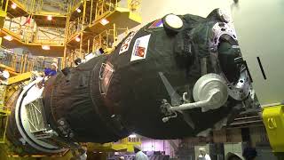 Soyuz-2.1a & Progress MS-12 Spacecraft Processing & Rollout at Baikonur