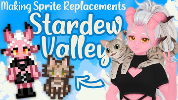 How I Made my Character (and my Cat) in Stardew Valley - Simple Sprite Replacement Tutorial