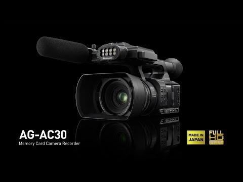 Panasonic AG-AC30 - Palm Camcorder for Business Use with Outstanding Low-Light Characteristics