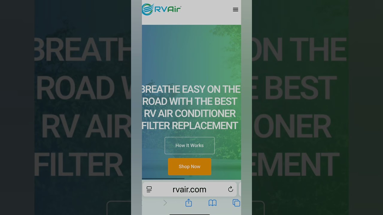 RvAir replacement filters BCCR) breathe, clean camp right the only way to roll.
