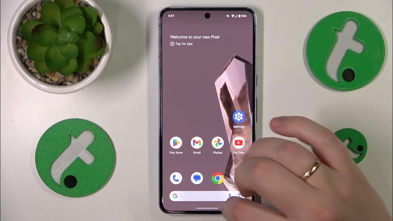 How to turn on the keyboard number row on google pixel 8 pro youtube