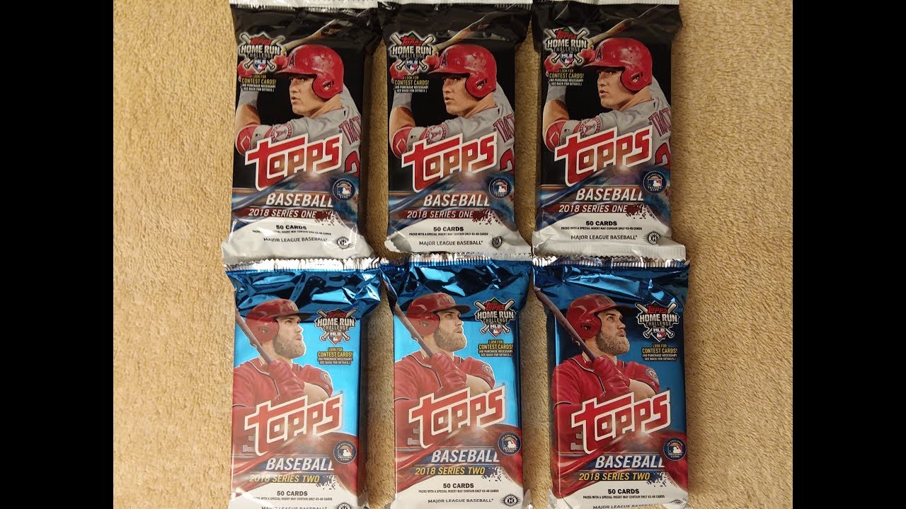 JUMBO Hobby Packs of 2018 Topps Baseball Cards Series 1 Vs. Series 2