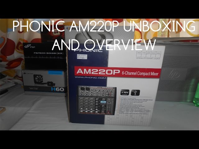 Аналоговый микшерный пульт Phonic AM 220 P