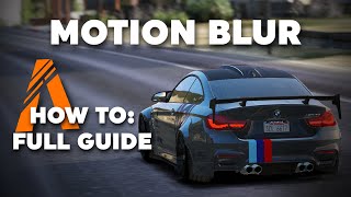 How To Add Motion Blur Effect On FiveM | Full Guide (QUICK & EASY)