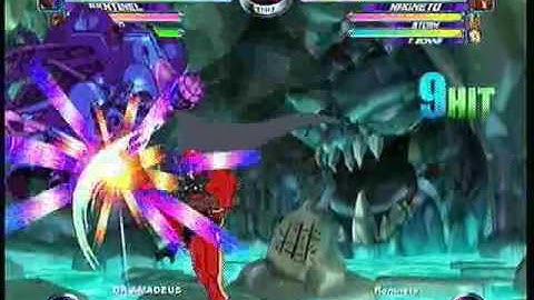 MvC2 Online (360): Dr Amadeus (Sent/Mag/Doom) vs Brett (MST) 1 .:2.15.10:.