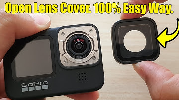How to Open Lens Cover on GoPro Hero 9