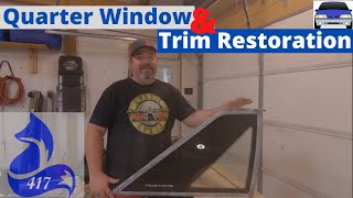 Fox Body Quarter Window and Trim Restoration