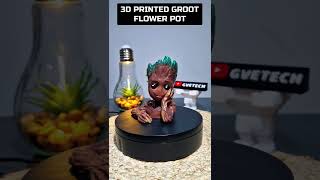 Baby Groot Flower Pot 3D Print #shorts #Groot #flowerpot #guardiansofthegalaxy #marvelstudios