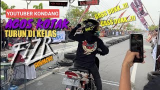 YOUTUBER KONDANG AGOS KOTAK TURUN  KEMBALI DI ARENA DRAG BIKE // DRAG BIKE CARUBAN 2022